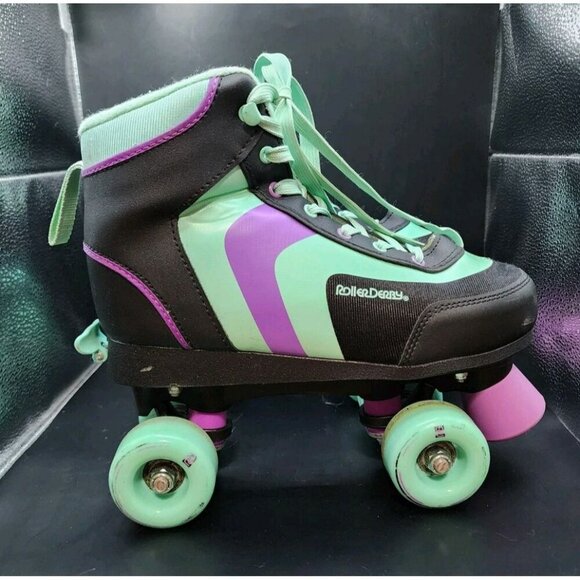 Roller Derby Roller Star Girls Roller Skates Size Youth Adjustable 3-6 - Picture 5 of 9